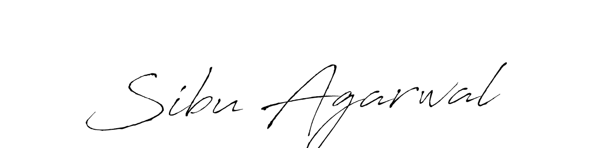 Use a signature maker to create a handwritten signature online. With this signature software, you can design (Antro_Vectra) your own signature for name Sibu Agarwal. Sibu Agarwal signature style 6 images and pictures png