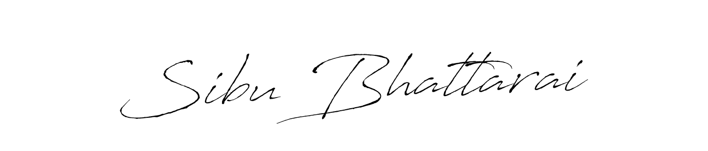 How to make Sibu Bhattarai signature? Antro_Vectra is a professional autograph style. Create handwritten signature for Sibu Bhattarai name. Sibu Bhattarai signature style 6 images and pictures png