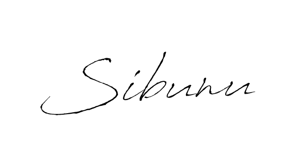 Design your own signature with our free online signature maker. With this signature software, you can create a handwritten (Antro_Vectra) signature for name Sibunu. Sibunu signature style 6 images and pictures png