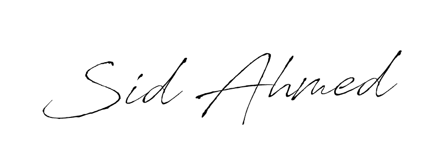 Make a beautiful signature design for name Sid Ahmed. Use this online signature maker to create a handwritten signature for free. Sid Ahmed signature style 6 images and pictures png