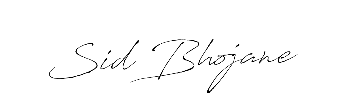 You should practise on your own different ways (Antro_Vectra) to write your name (Sid Bhojane) in signature. don't let someone else do it for you. Sid Bhojane signature style 6 images and pictures png