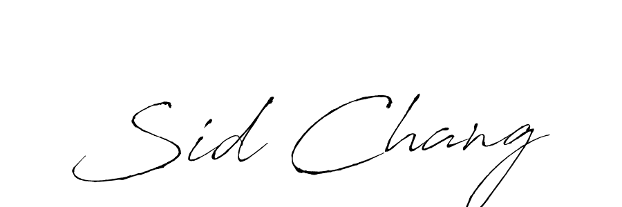 Make a beautiful signature design for name Sid Chang. Use this online signature maker to create a handwritten signature for free. Sid Chang signature style 6 images and pictures png