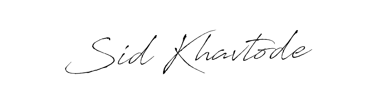 This is the best signature style for the Sid Khavtode name. Also you like these signature font (Antro_Vectra). Mix name signature. Sid Khavtode signature style 6 images and pictures png