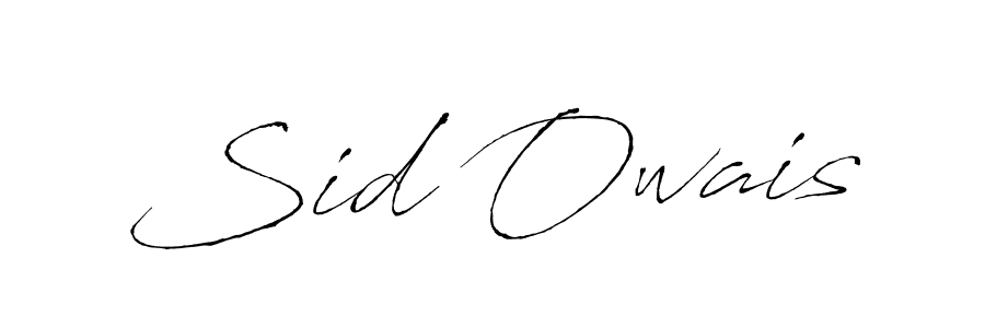 Also You can easily find your signature by using the search form. We will create Sid Owais name handwritten signature images for you free of cost using Antro_Vectra sign style. Sid Owais signature style 6 images and pictures png