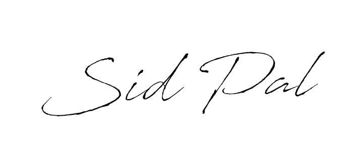 How to make Sid Pal signature? Antro_Vectra is a professional autograph style. Create handwritten signature for Sid Pal name. Sid Pal signature style 6 images and pictures png