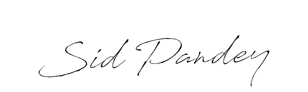 How to make Sid Pandey signature? Antro_Vectra is a professional autograph style. Create handwritten signature for Sid Pandey name. Sid Pandey signature style 6 images and pictures png