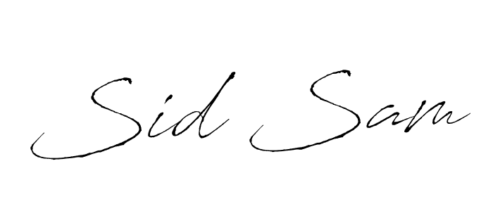 Make a beautiful signature design for name Sid Sam. Use this online signature maker to create a handwritten signature for free. Sid Sam signature style 6 images and pictures png