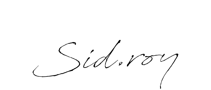 The best way (Antro_Vectra) to make a short signature is to pick only two or three words in your name. The name Sid.roy include a total of six letters. For converting this name. Sid.roy signature style 6 images and pictures png