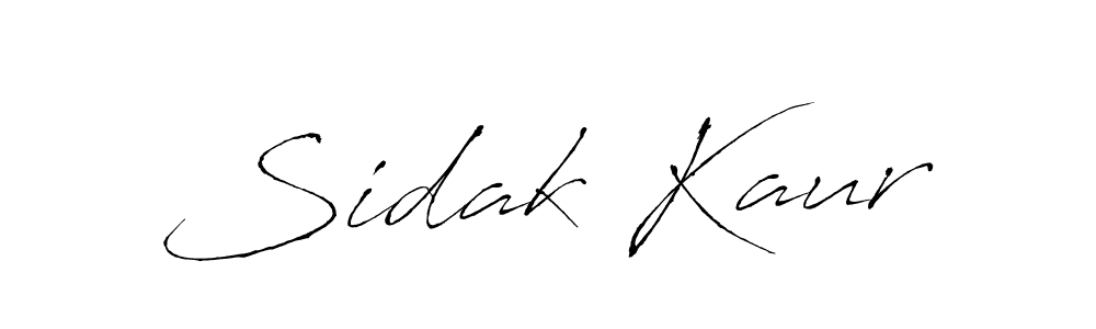 How to Draw Sidak Kaur signature style? Antro_Vectra is a latest design signature styles for name Sidak Kaur. Sidak Kaur signature style 6 images and pictures png