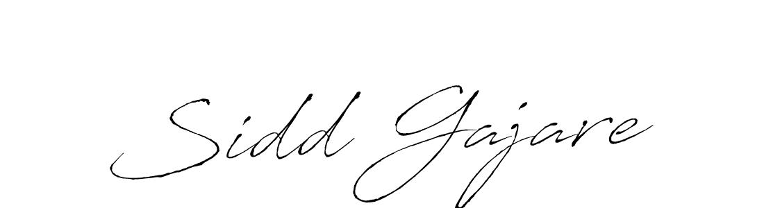 Also we have Sidd Gajare name is the best signature style. Create professional handwritten signature collection using Antro_Vectra autograph style. Sidd Gajare signature style 6 images and pictures png