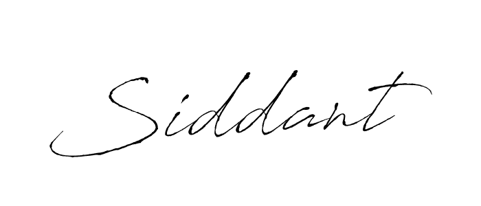 Use a signature maker to create a handwritten signature online. With this signature software, you can design (Antro_Vectra) your own signature for name Siddant. Siddant signature style 6 images and pictures png