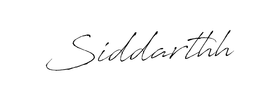 How to make Siddarthh signature? Antro_Vectra is a professional autograph style. Create handwritten signature for Siddarthh name. Siddarthh signature style 6 images and pictures png