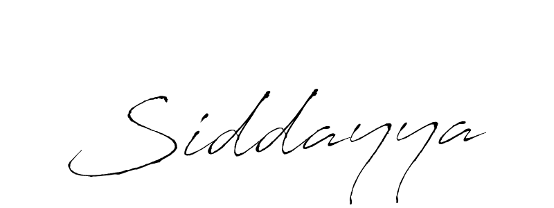 Use a signature maker to create a handwritten signature online. With this signature software, you can design (Antro_Vectra) your own signature for name Siddayya. Siddayya signature style 6 images and pictures png
