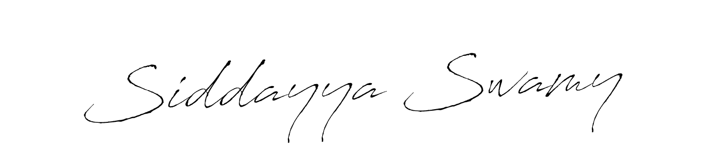 Design your own signature with our free online signature maker. With this signature software, you can create a handwritten (Antro_Vectra) signature for name Siddayya Swamy. Siddayya Swamy signature style 6 images and pictures png
