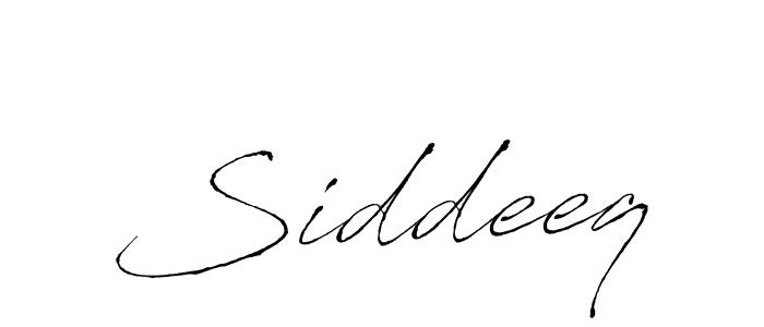 Design your own signature with our free online signature maker. With this signature software, you can create a handwritten (Antro_Vectra) signature for name Siddeeq. Siddeeq signature style 6 images and pictures png