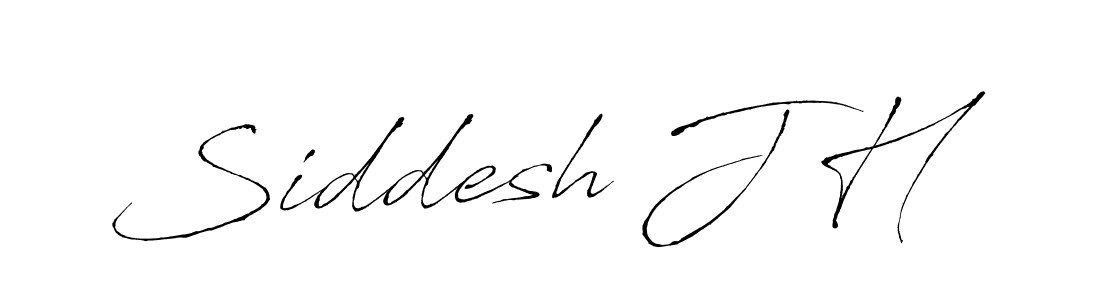 It looks lik you need a new signature style for name Siddesh J H. Design unique handwritten (Antro_Vectra) signature with our free signature maker in just a few clicks. Siddesh J H signature style 6 images and pictures png