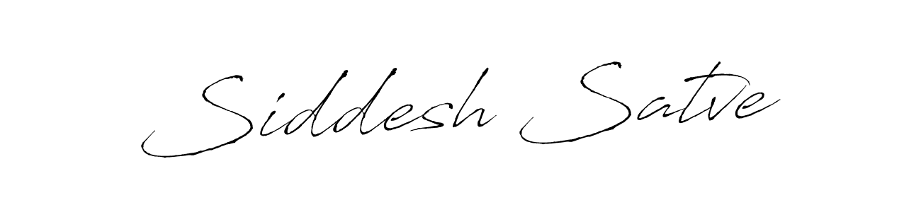 How to make Siddesh Satve signature? Antro_Vectra is a professional autograph style. Create handwritten signature for Siddesh Satve name. Siddesh Satve signature style 6 images and pictures png