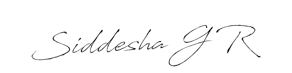 if you are searching for the best signature style for your name Siddesha G R. so please give up your signature search. here we have designed multiple signature styles  using Antro_Vectra. Siddesha G R signature style 6 images and pictures png