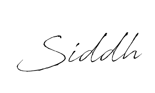 Create a beautiful signature design for name Siddh. With this signature (Antro_Vectra) fonts, you can make a handwritten signature for free. Siddh signature style 6 images and pictures png