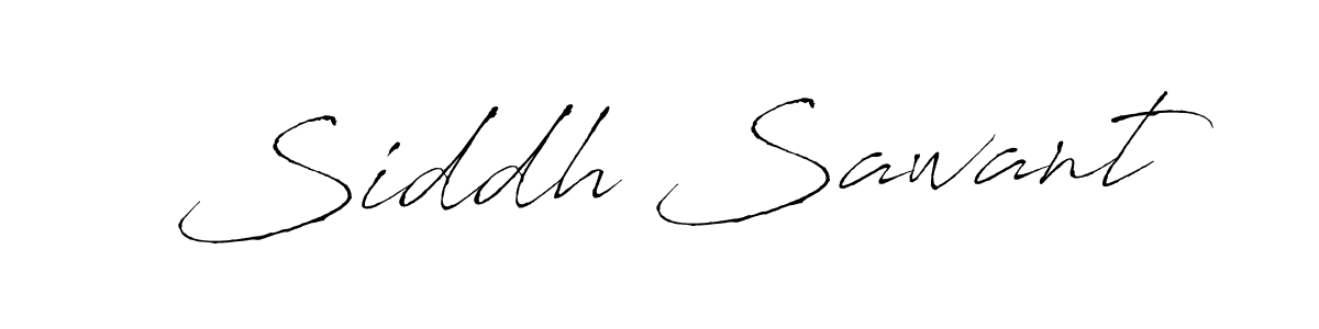 Siddh Sawant stylish signature style. Best Handwritten Sign (Antro_Vectra) for my name. Handwritten Signature Collection Ideas for my name Siddh Sawant. Siddh Sawant signature style 6 images and pictures png
