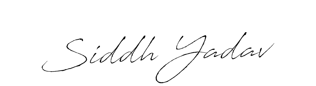 The best way (Antro_Vectra) to make a short signature is to pick only two or three words in your name. The name Siddh Yadav include a total of six letters. For converting this name. Siddh Yadav signature style 6 images and pictures png