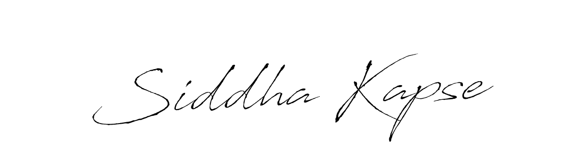 How to make Siddha Kapse name signature. Use Antro_Vectra style for creating short signs online. This is the latest handwritten sign. Siddha Kapse signature style 6 images and pictures png