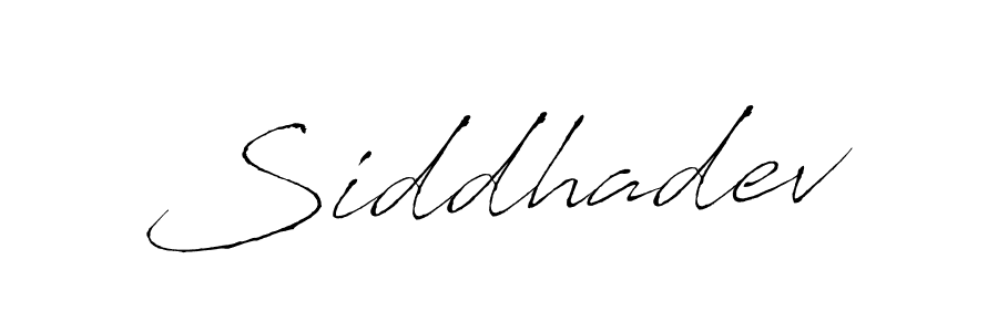 Use a signature maker to create a handwritten signature online. With this signature software, you can design (Antro_Vectra) your own signature for name Siddhadev. Siddhadev signature style 6 images and pictures png