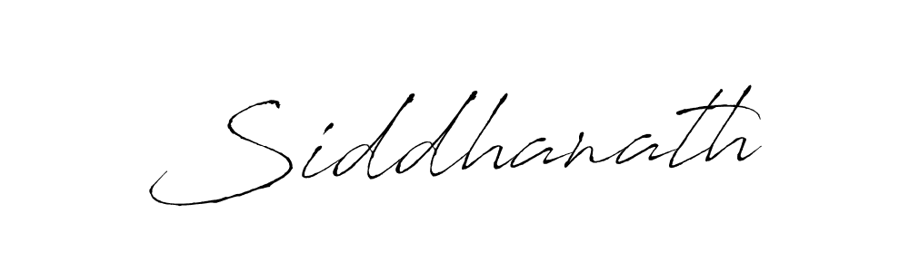 Design your own signature with our free online signature maker. With this signature software, you can create a handwritten (Antro_Vectra) signature for name Siddhanath. Siddhanath signature style 6 images and pictures png