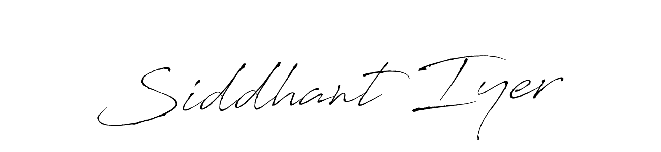 It looks lik you need a new signature style for name Siddhant Iyer. Design unique handwritten (Antro_Vectra) signature with our free signature maker in just a few clicks. Siddhant Iyer signature style 6 images and pictures png