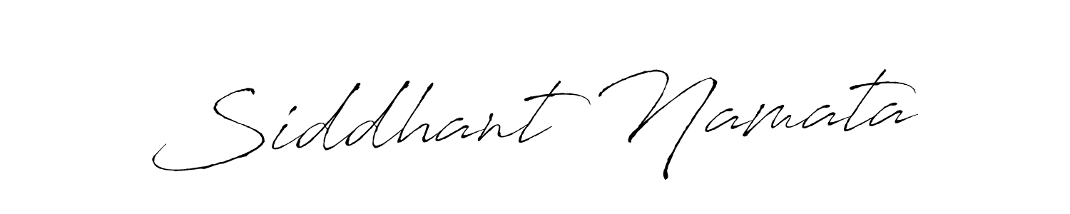 Use a signature maker to create a handwritten signature online. With this signature software, you can design (Antro_Vectra) your own signature for name Siddhant Namata. Siddhant Namata signature style 6 images and pictures png