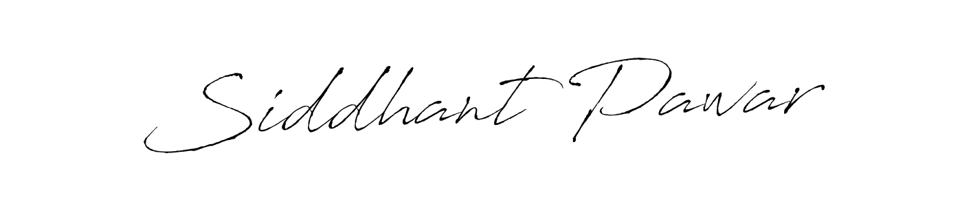 How to make Siddhant Pawar name signature. Use Antro_Vectra style for creating short signs online. This is the latest handwritten sign. Siddhant Pawar signature style 6 images and pictures png