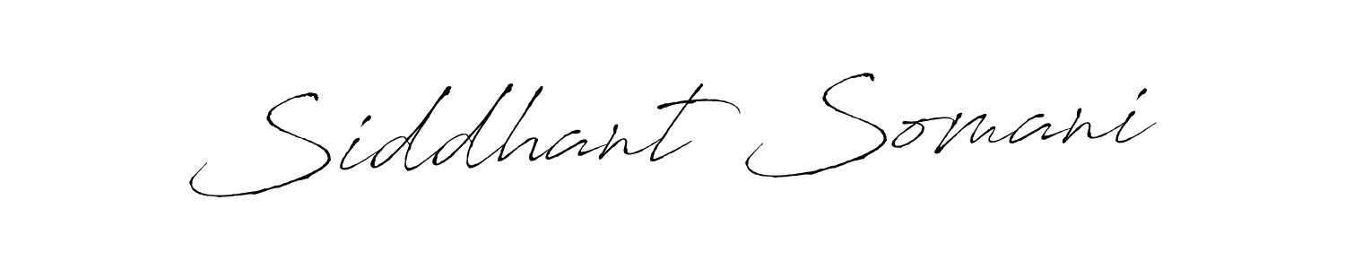 You can use this online signature creator to create a handwritten signature for the name Siddhant Somani. This is the best online autograph maker. Siddhant Somani signature style 6 images and pictures png