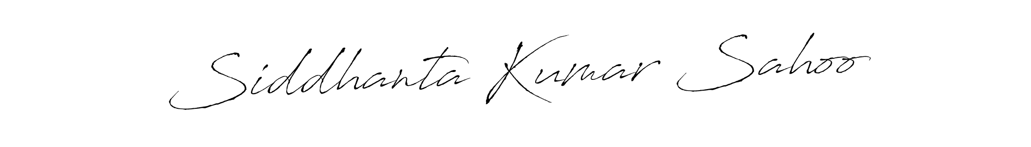 Design your own signature with our free online signature maker. With this signature software, you can create a handwritten (Antro_Vectra) signature for name Siddhanta Kumar Sahoo. Siddhanta Kumar Sahoo signature style 6 images and pictures png