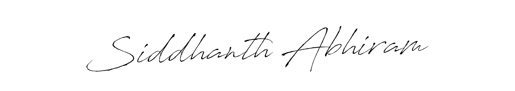 Siddhanth Abhiram stylish signature style. Best Handwritten Sign (Antro_Vectra) for my name. Handwritten Signature Collection Ideas for my name Siddhanth Abhiram. Siddhanth Abhiram signature style 6 images and pictures png