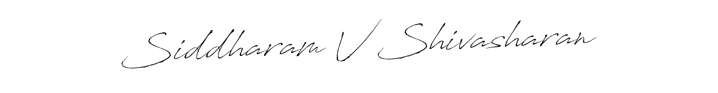 Make a beautiful signature design for name Siddharam V Shivasharan. Use this online signature maker to create a handwritten signature for free. Siddharam V Shivasharan signature style 6 images and pictures png