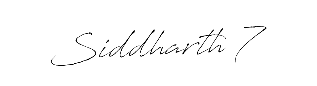 How to make Siddharth 7 name signature. Use Antro_Vectra style for creating short signs online. This is the latest handwritten sign. Siddharth 7 signature style 6 images and pictures png