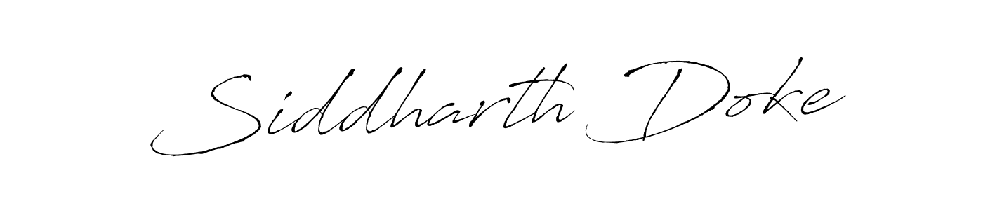 Create a beautiful signature design for name Siddharth Doke. With this signature (Antro_Vectra) fonts, you can make a handwritten signature for free. Siddharth Doke signature style 6 images and pictures png