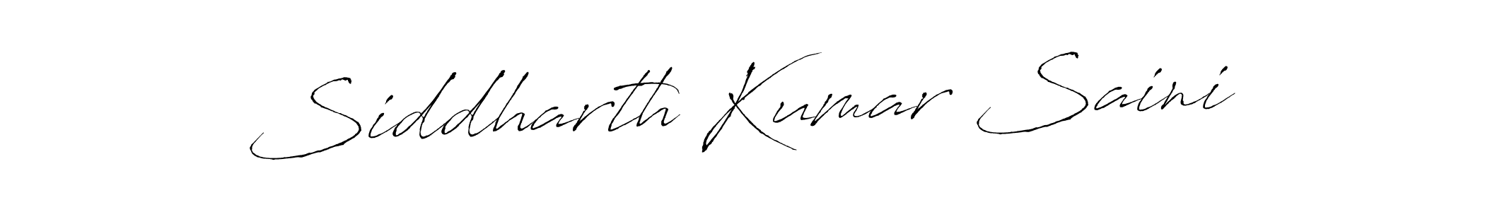 How to make Siddharth Kumar Saini signature? Antro_Vectra is a professional autograph style. Create handwritten signature for Siddharth Kumar Saini name. Siddharth Kumar Saini signature style 6 images and pictures png