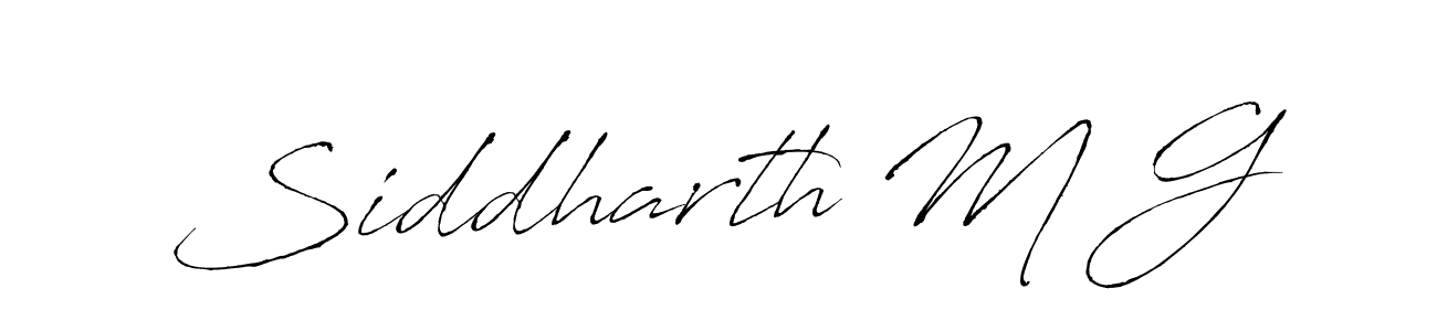 See photos of Siddharth M G official signature by Spectra . Check more albums & portfolios. Read reviews & check more about Antro_Vectra font. Siddharth M G signature style 6 images and pictures png