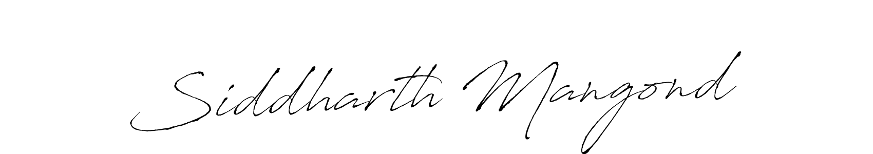 Also we have Siddharth Mangond name is the best signature style. Create professional handwritten signature collection using Antro_Vectra autograph style. Siddharth Mangond signature style 6 images and pictures png