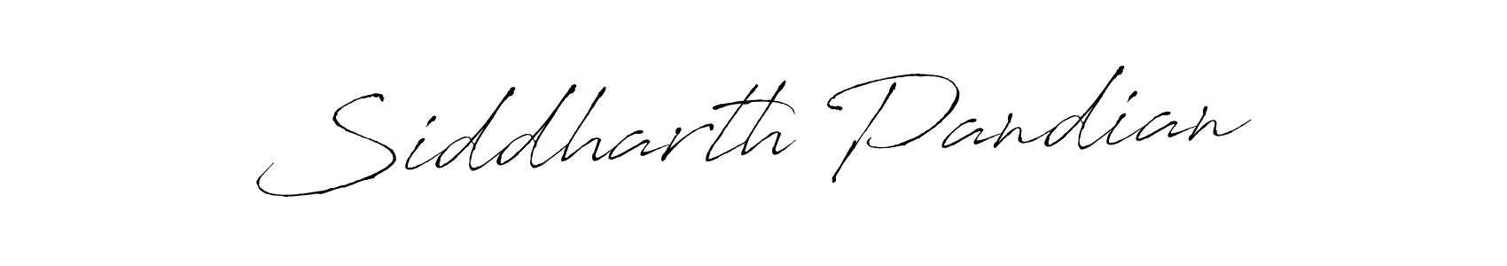 Create a beautiful signature design for name Siddharth Pandian. With this signature (Antro_Vectra) fonts, you can make a handwritten signature for free. Siddharth Pandian signature style 6 images and pictures png