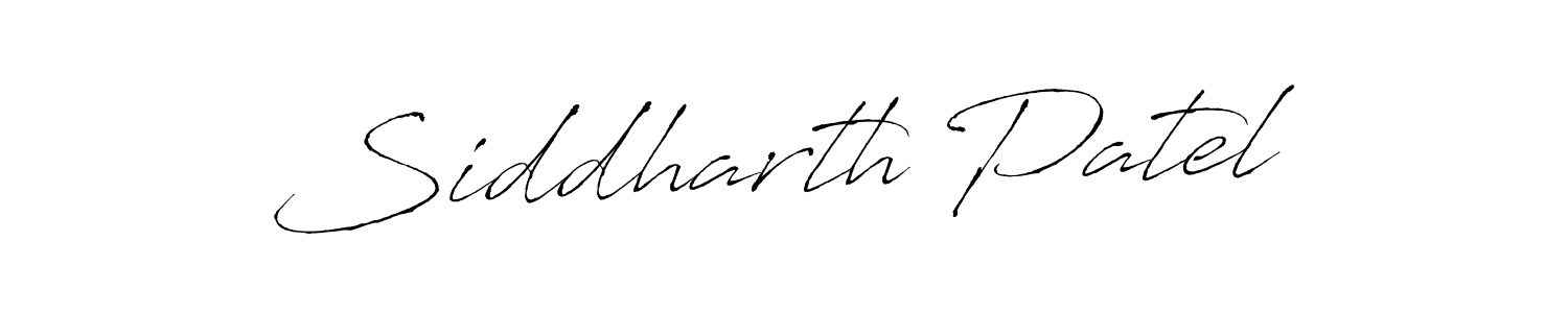 Create a beautiful signature design for name Siddharth Patel. With this signature (Antro_Vectra) fonts, you can make a handwritten signature for free. Siddharth Patel signature style 6 images and pictures png