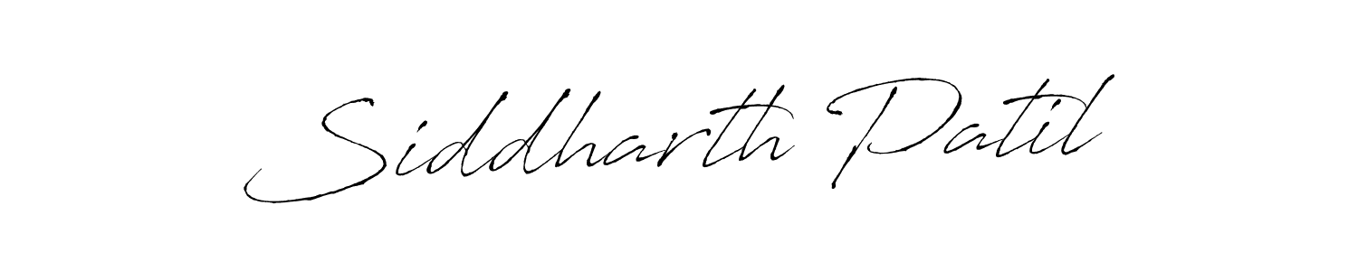 Make a beautiful signature design for name Siddharth Patil. With this signature (Antro_Vectra) style, you can create a handwritten signature for free. Siddharth Patil signature style 6 images and pictures png