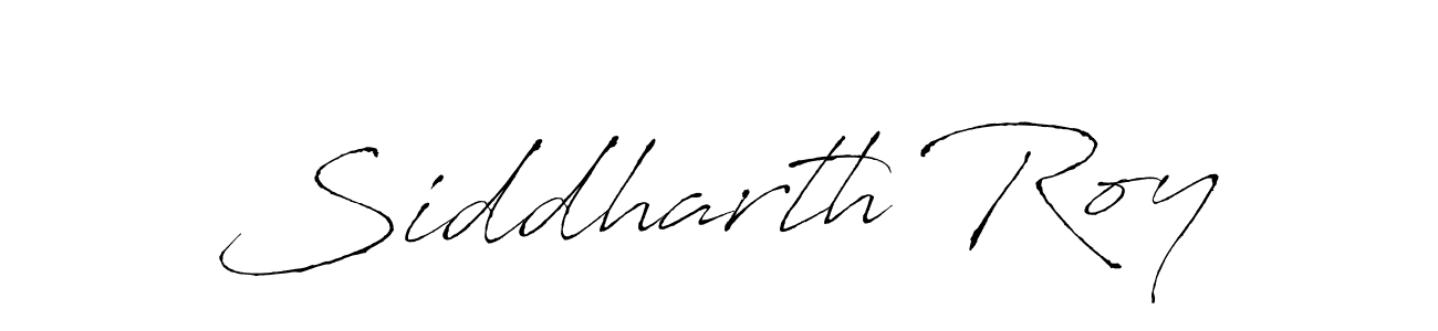 Make a beautiful signature design for name Siddharth Roy. With this signature (Antro_Vectra) style, you can create a handwritten signature for free. Siddharth Roy signature style 6 images and pictures png