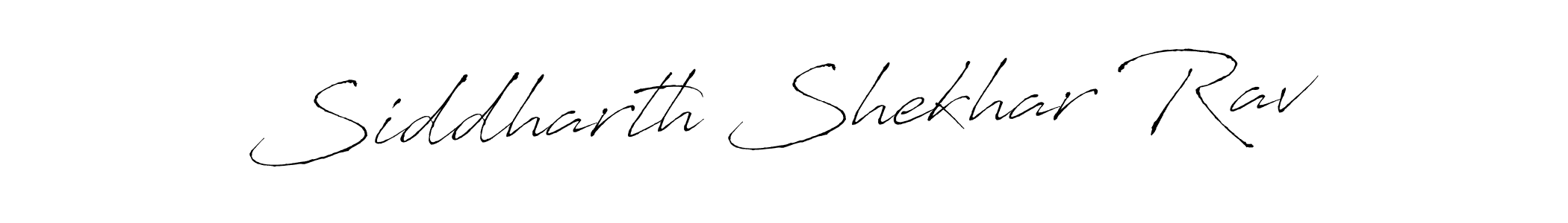 How to make Siddharth Shekhar Rav name signature. Use Antro_Vectra style for creating short signs online. This is the latest handwritten sign. Siddharth Shekhar Rav signature style 6 images and pictures png