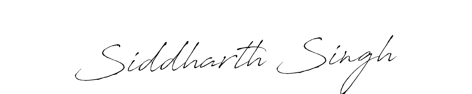 How to make Siddharth Singh name signature. Use Antro_Vectra style for creating short signs online. This is the latest handwritten sign. Siddharth Singh signature style 6 images and pictures png