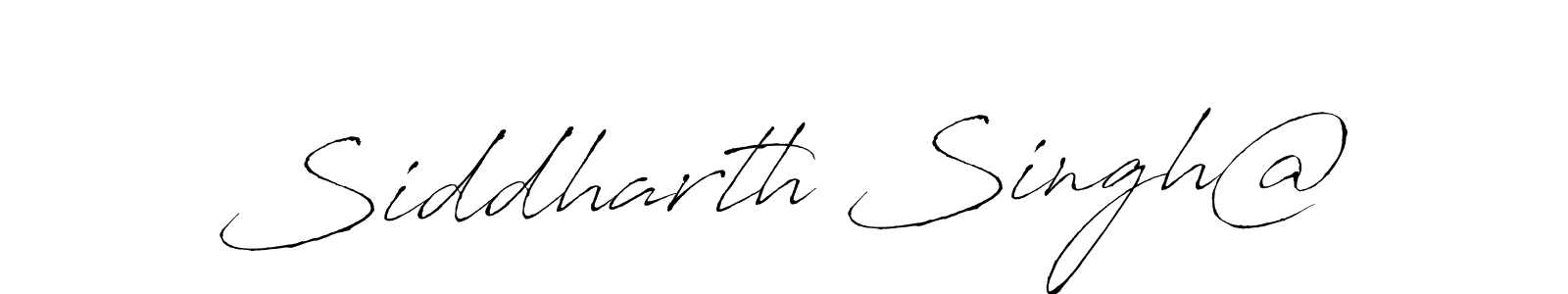 Also we have Siddharth Singh@ name is the best signature style. Create professional handwritten signature collection using Antro_Vectra autograph style. Siddharth Singh@ signature style 6 images and pictures png