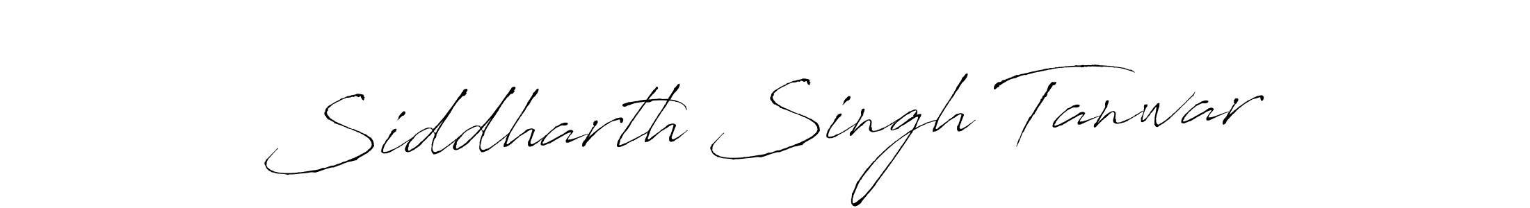 How to make Siddharth Singh Tanwar signature? Antro_Vectra is a professional autograph style. Create handwritten signature for Siddharth Singh Tanwar name. Siddharth Singh Tanwar signature style 6 images and pictures png