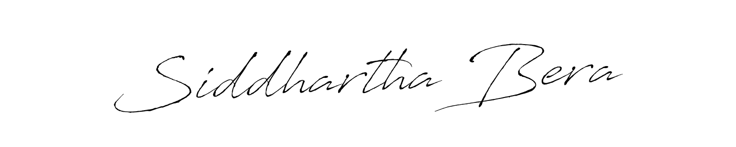 Create a beautiful signature design for name Siddhartha Bera. With this signature (Antro_Vectra) fonts, you can make a handwritten signature for free. Siddhartha Bera signature style 6 images and pictures png