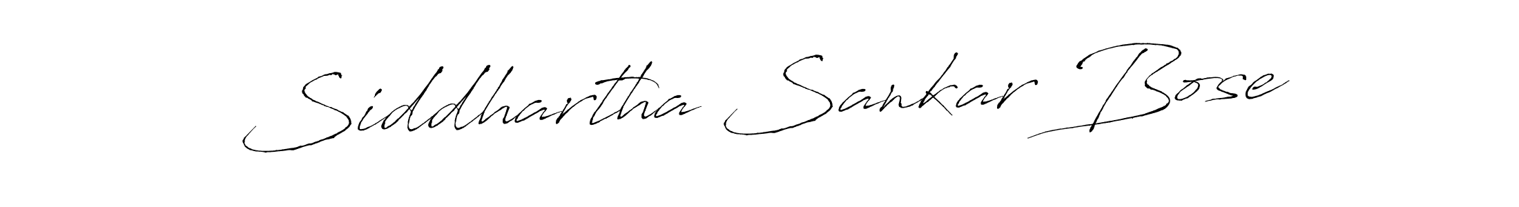 Make a beautiful signature design for name Siddhartha Sankar Bose. With this signature (Antro_Vectra) style, you can create a handwritten signature for free. Siddhartha Sankar Bose signature style 6 images and pictures png